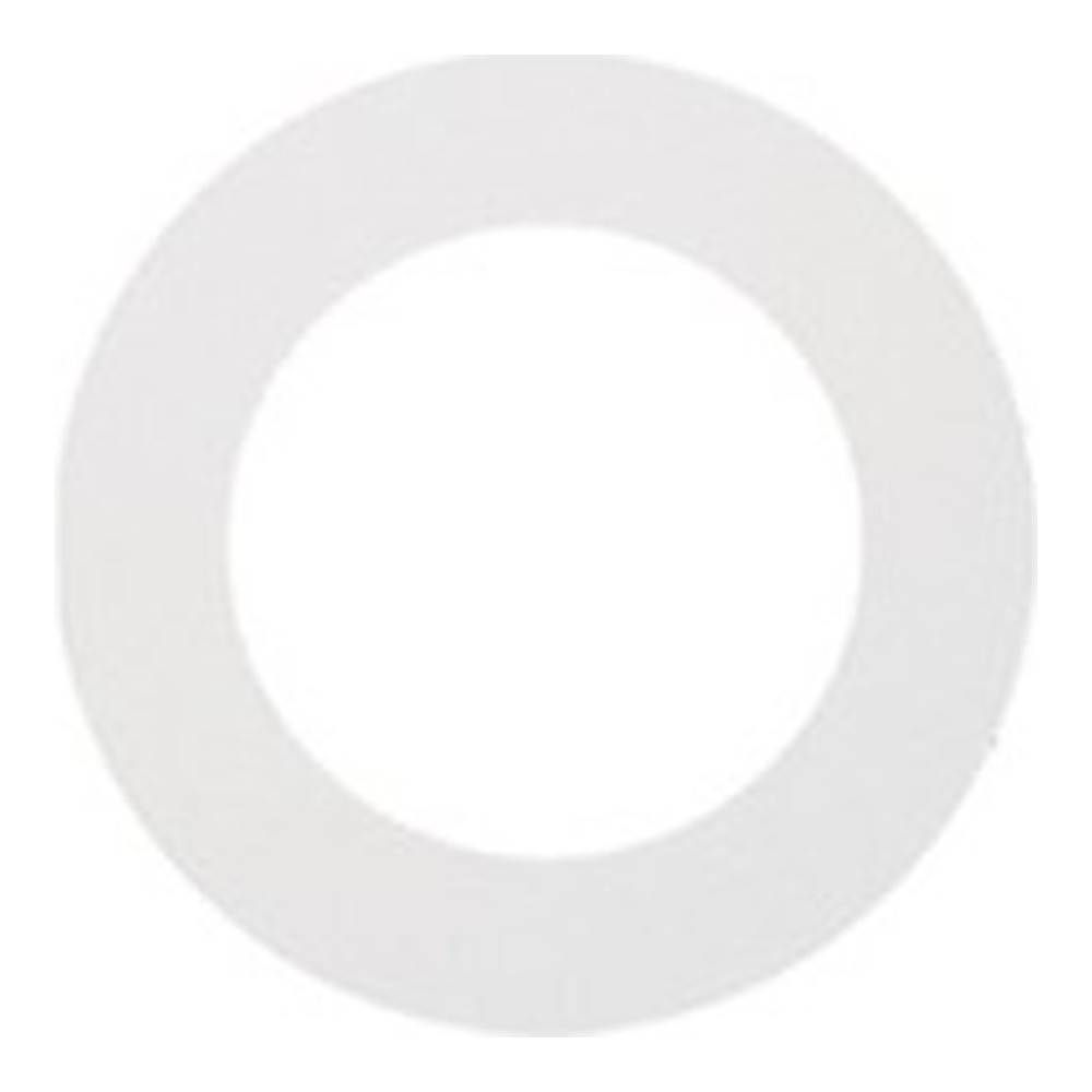 DOWNLIGHT GOOF RING, ROUND, 6", WHITE