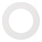 DOWNLIGHT GOOF RING, ROUND, 8", WHITE