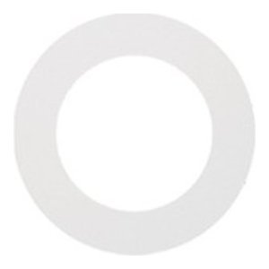 DOWNLIGHT GOOF RING, ROUND, 8", WHITE