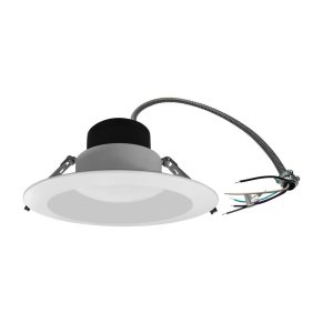 Split Downlight 10“ 40-30-25W 120-347V 27-30-35-40-50K white frost dimmable TRIAC & 0-10V