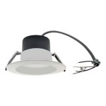 Luminaire encastré Split 6" 25-20-15W 120-347V 27-30-35-40-50K blanc givré gradable TRIAC & 0-10V