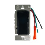 Sliding Dimmer (200W) - 3 Way - Black - V3