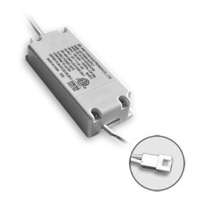 DR-12 - TRANSFORMATEUR 12W - LED. BOÎTE DE MÉTAL INCLUSE - NOIR