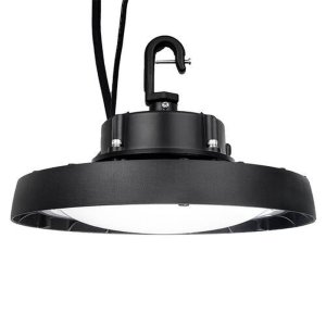 UFO highbay dome V3 100W 100-277V 50K black frost 120 deg. dim 0-10V DLC Premium - DLC ID S-POSY75 - 15 -080 Lumens