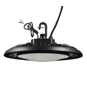 UFO highbay dome V1 150W 120-347V 40K black frost 120 deg. dim 0-10V