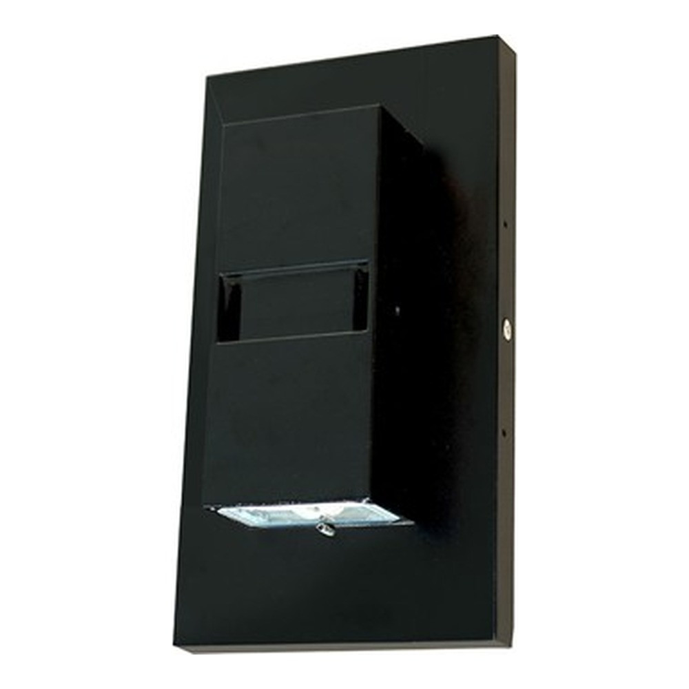 DWS Decorative Wall Sconce - Wall Packs - 15W - 3000K - 120-277V - Black - 5 Year Warranty
