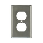 8421-SS - Duplex Cover Plate - Stainless Steel - 1 Gang