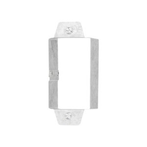 Decorator Mid Size Wallplate - 1 Gang - White - Plastic - 20/Box