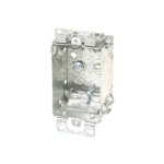 1100-L - Gangable Box with Ears and NMD Clamp 8 cu.in