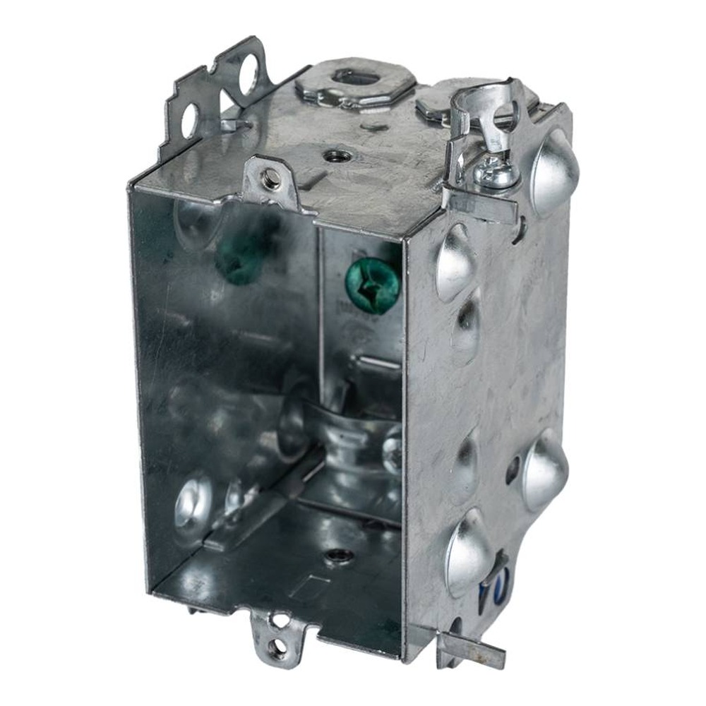 1104-LH - GANGABLE BOX WITH NMD CLAMP 12.5 CU.IN