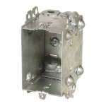 1104-LH - Gangable Box with NMD Clamp 12.5 cu.in