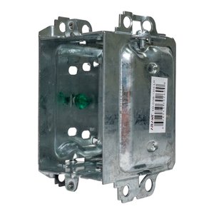 1304-LH - GANGABLE BUBBLE BOX WITH NMD CLAMPS 15 CU.IN