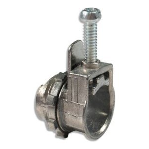 L16 - 3/8’’ Box Connector for 1/2’’ Knockouts - Metallic