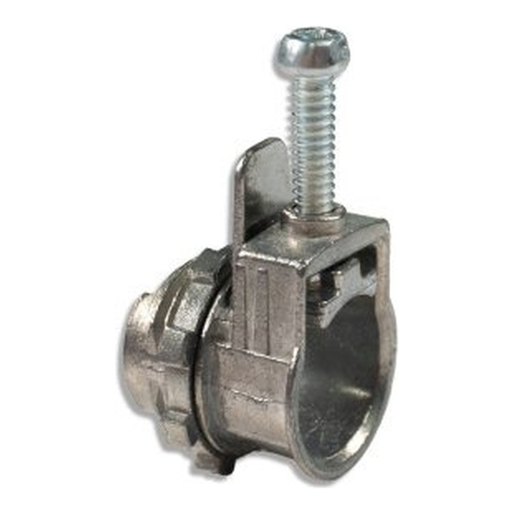 L16 - 3/8’’ Box Connector for 1/2’’ Knockouts - Metallic