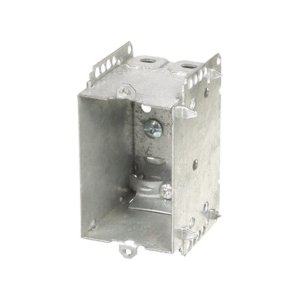 2104-LLE - 1 Gang Device Box with NMD Clamps 12.5 cu.in