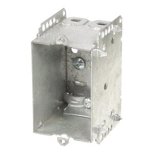 2104-LLE - 1 GANG DEVICE BOX WITH NMD CLAMPS 12.5 CU.IN