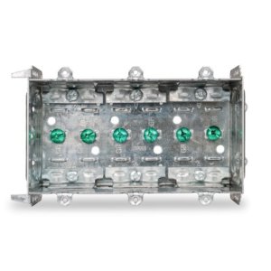 2304-LH-3 - 2 1/2" Deep Box - 3 Gang w/Positioning Tabs & Clamps 20/box