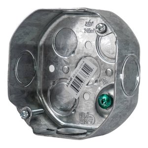 54151-K - OCTAGONAL BOX WITH KNOCKOUTS 15 CU.IN