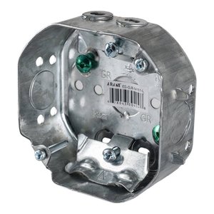 54151-L - OCTAGONAL BOX WITH NMD CLAMPS 15 CU.IN