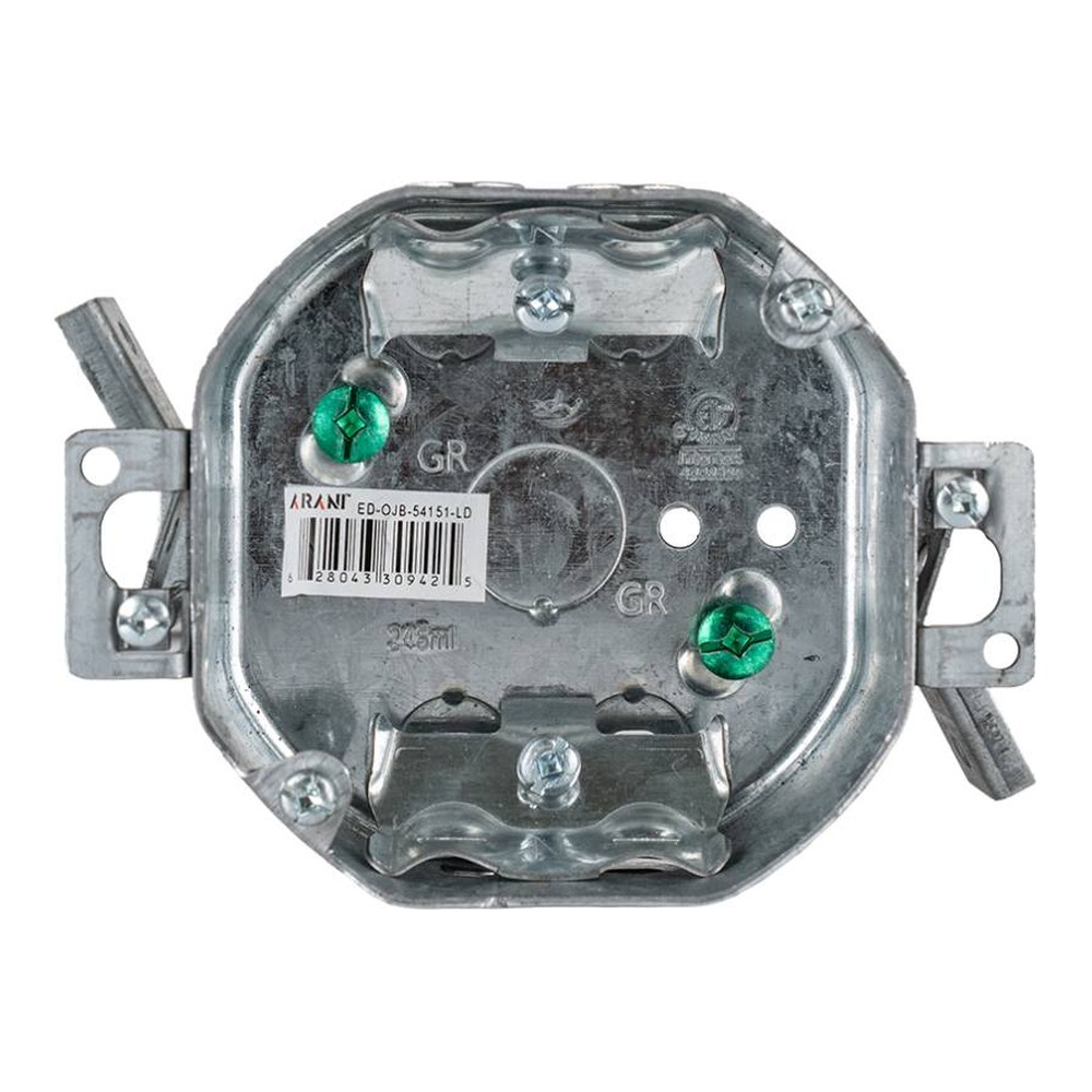 54151-LD - OCTAGONAL REWORK BOX WITH NMD CLAMPS 15 CU.IN
