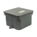 Boîte de jonction PVC résistante aux intempéries - 6" x 6" x 4" - 140 cu.in