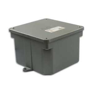 Weatherproof PVC Junction box - 6" x 6" x 4" - 140 cu.in