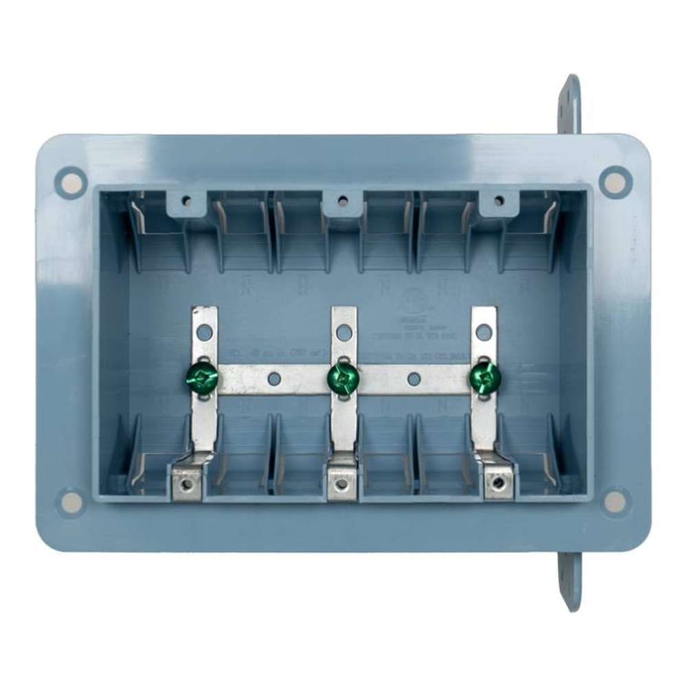 SLH-3 - 3 GANG PLASTIC NON-AIRTIGHT BOX 48 CU.IN.
