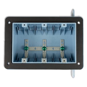 SLH-3A - 3 GANG PLASTIC AIRTIGHT BOX 48 CU.IN.
