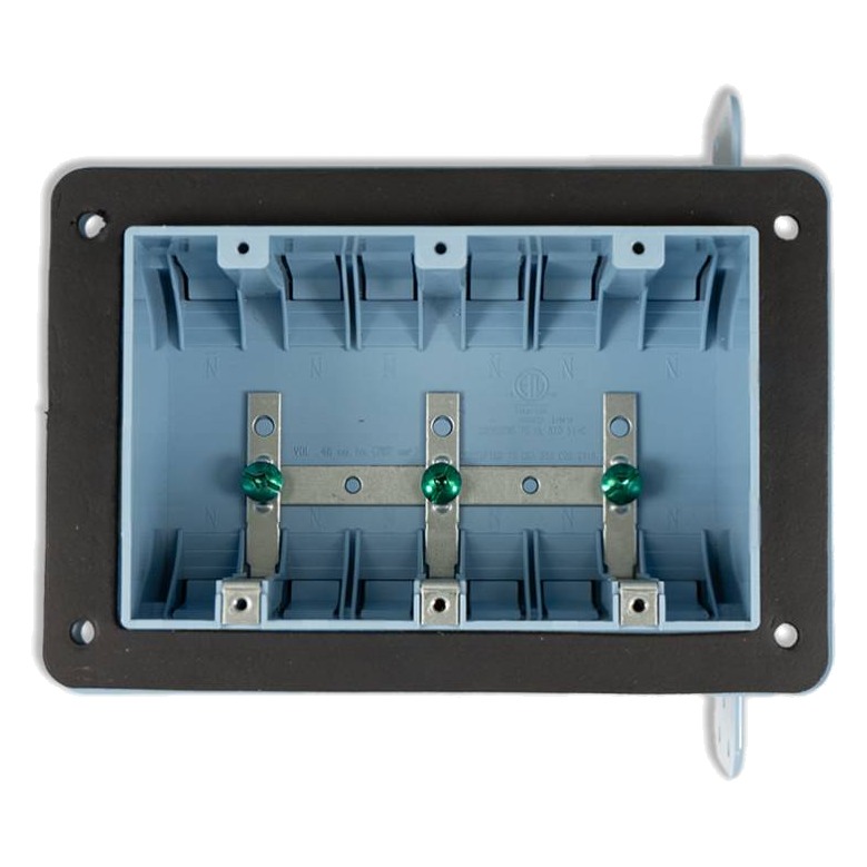 SLH-3A - 3 GANG PLASTIC AIRTIGHT BOX 48 CU.IN.
