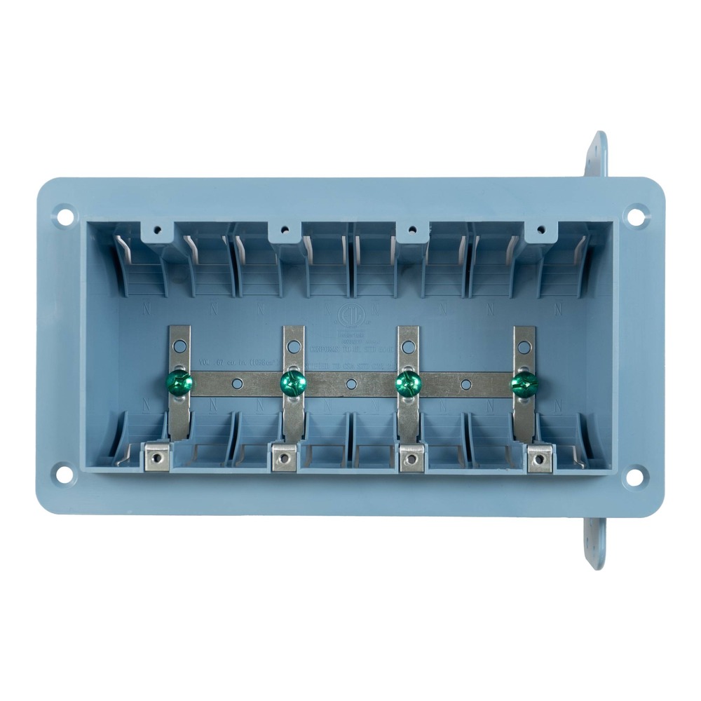 SLH-5 - 4 GANG PLASTIC NON-AIRTIGHT BOX 67 CU.IN.