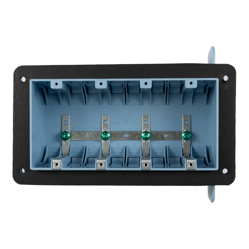 SLH-5A - 4 GANG PLASTIC AIRTIGHT BOX 67 CU.IN.