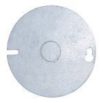 54C6 - OCTAGONAL BLANK METALLIC COVER WITH 1/2” CENTER KNOCKOUT