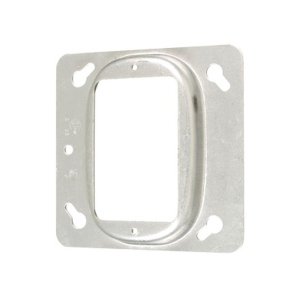 52C13 - 1 Gang 4’’ Metallic Box Cover with 1/2” Raise