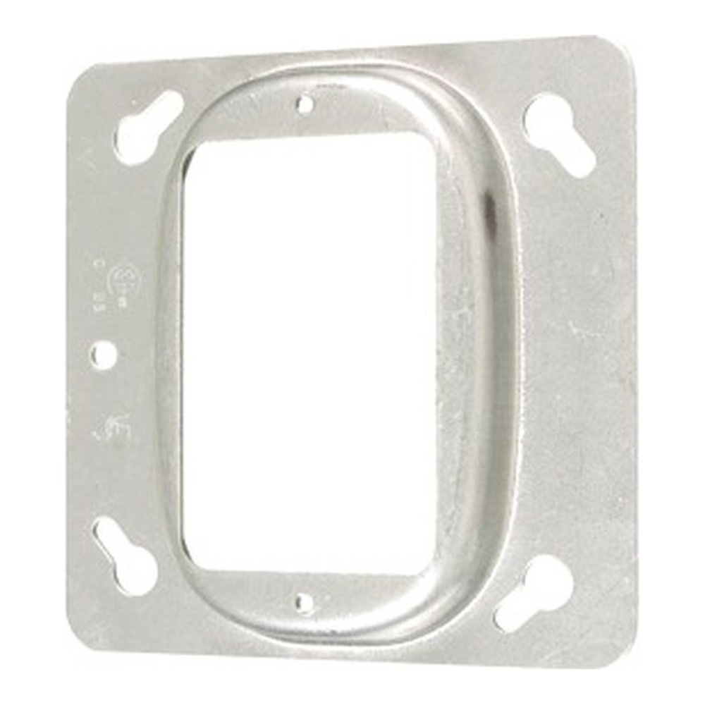 52C13 - 1 GANG 4’’ METALLIC BOX COVER WITH 1/2” RAISE