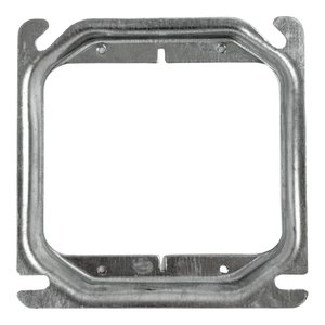 52C17 - 2 GANG 4’’ METALLIC BOX COVER WITH 1/2” RAISE