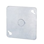 52C6 - Couvercle de boîtier métallique 4'' vierge avec évents de 1/2" au centre
