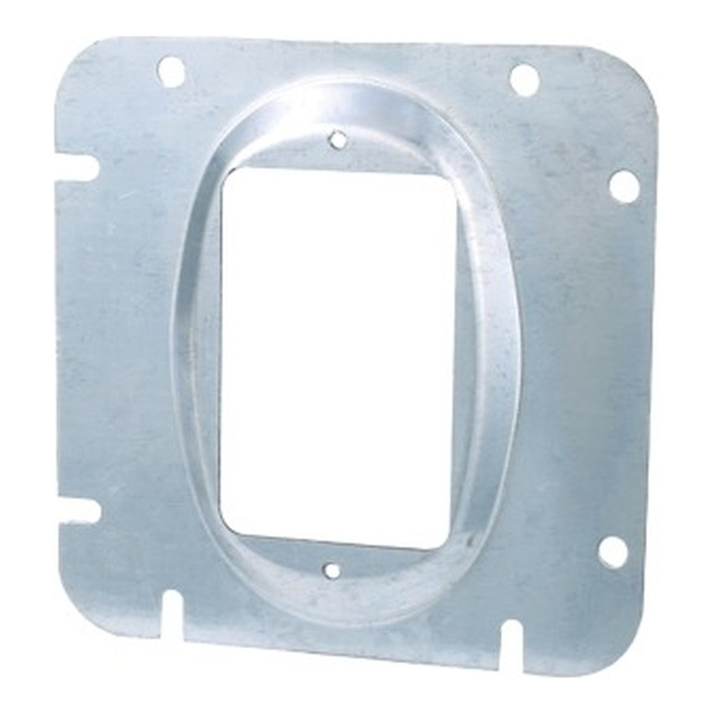 72C13 - 1 GANG 4 11/16’’ METALLIC BOX COVER 1/2” RAISED