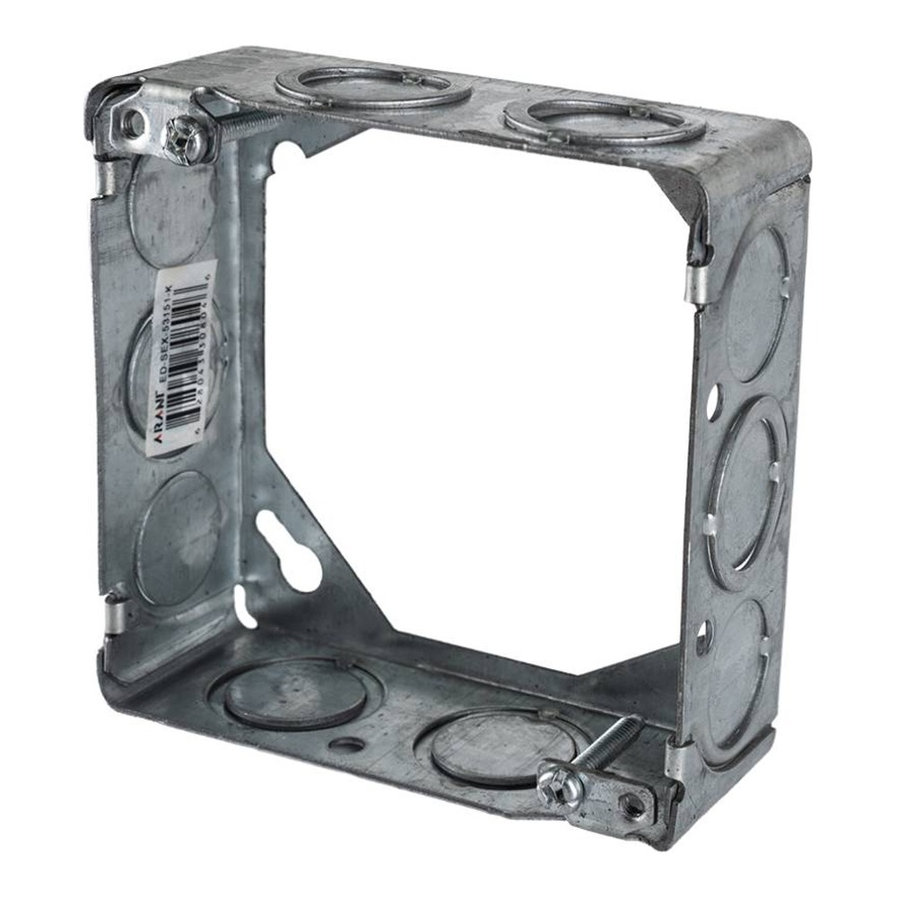 53151-K - EXTENSION POUR BOÎTIER CARRÉ 4'' PROFONDEUR 1 1/2'' 21 CU.IN
