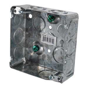 52151-K - 4’’ SQUARE SHALLOW BOX 21 CU.IN