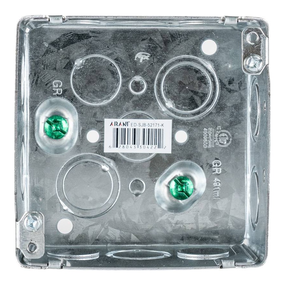 52171-K - 4’’ SQUARE BOX 30 CU.IN