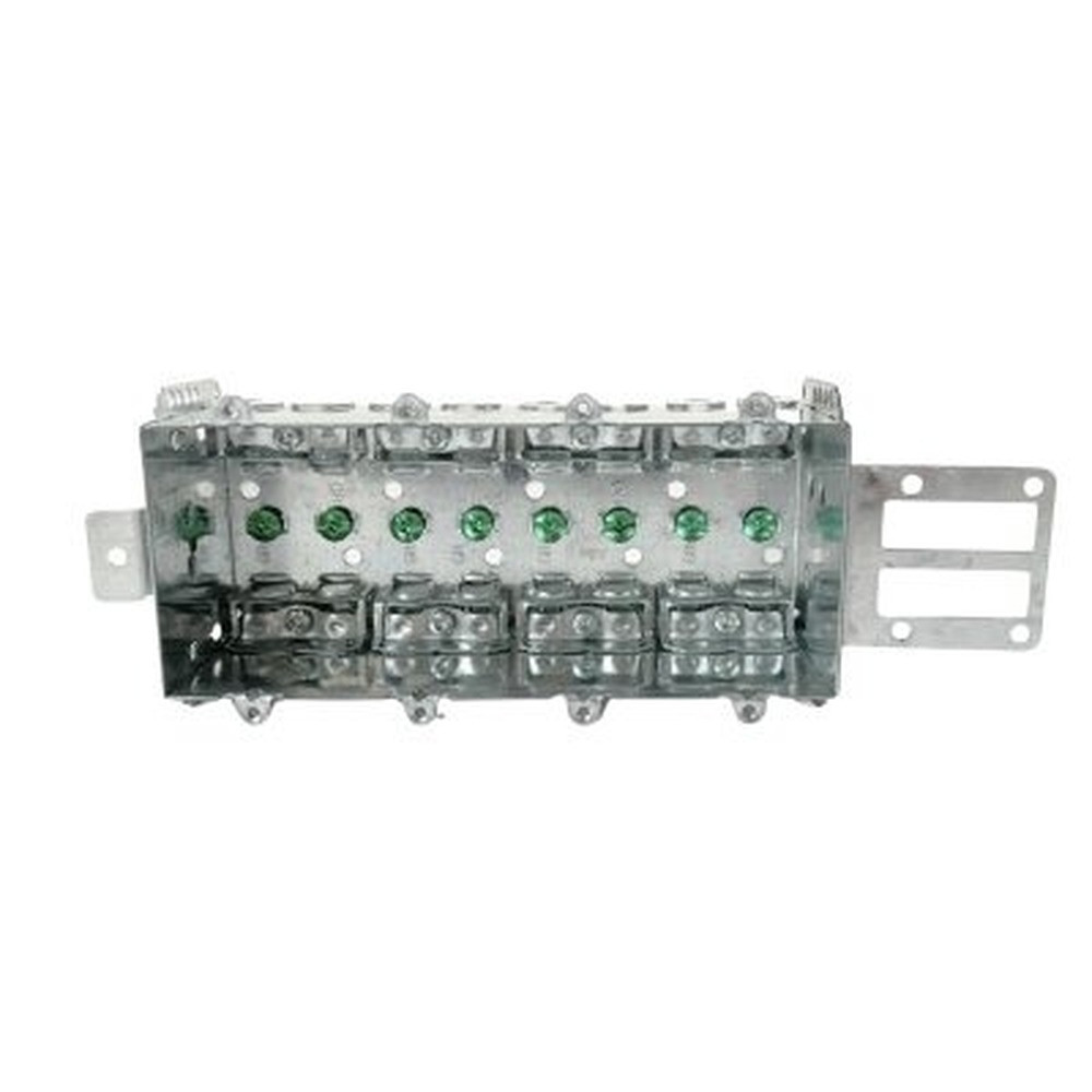 2104-LSSAX4 - 4 Gang Stud Mount Box with Armored Cable Clamp 50 cu.in