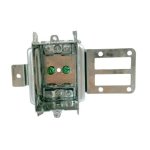 3104-LSSAX - Stud Mount Bubble Gangable Box with Armored Cable Clamp 16 cu.in