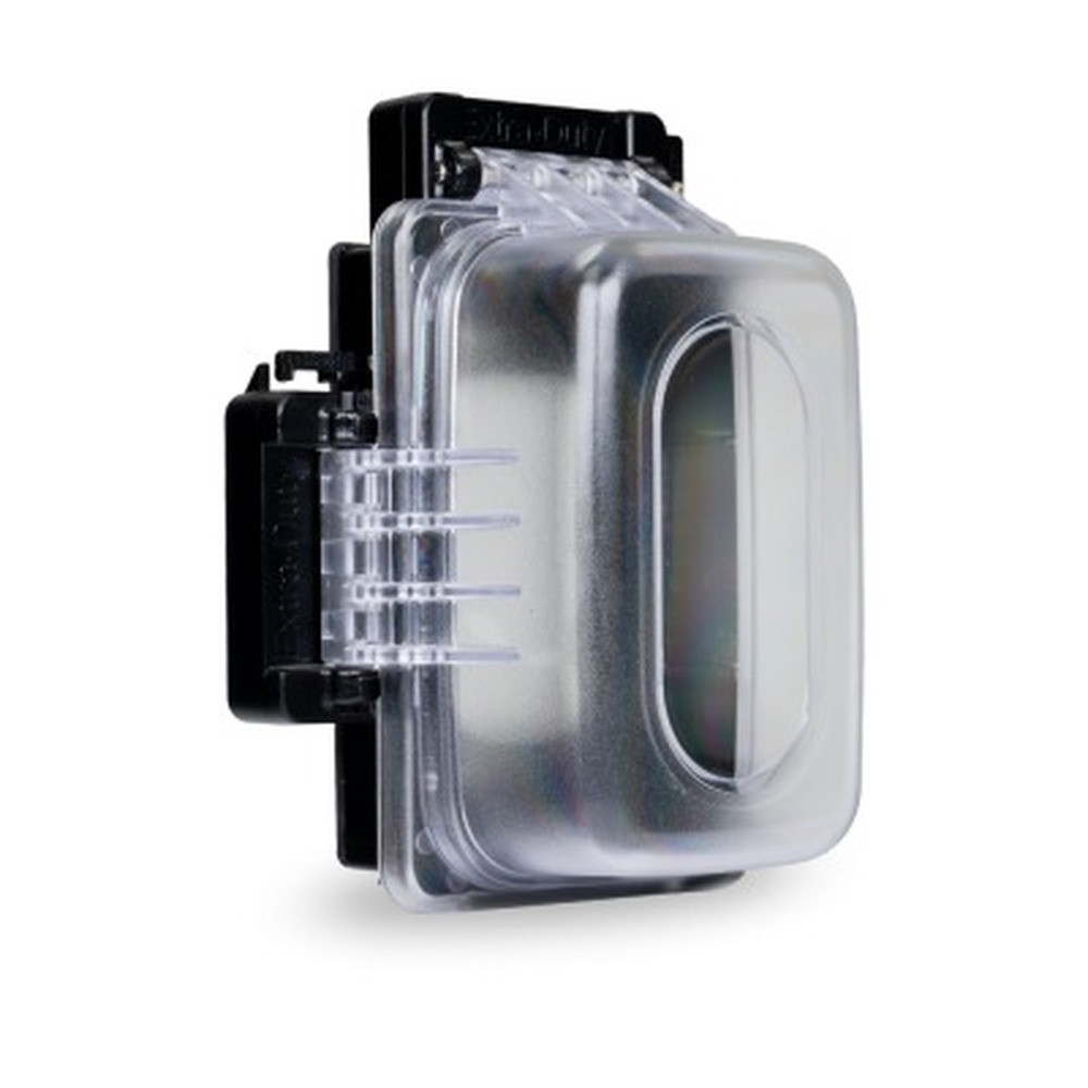 While-In-Use Cover - Non-Metallic - 1 Gang - Clear - Nema 3R - V1