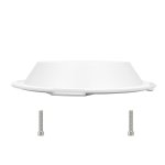 ENDURA 11" DIA. WHITE - SURFACE SEMI-FLUSH MTG. KIT.