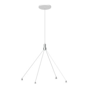 ENDURA TROUSSE DE MONTAGE EN SUSPENSION 24" DE DIAMÈTRE BLANC - CÂBLE AVIATION 1 - 2 M