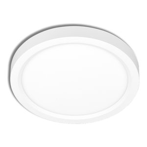 ENDURA 8" DIA. WHITE - 10W - SURFACE MOUNT DISC CEILING LIGHT - SELECTABLE CCT (30-40-50K) - 0-10V DIMMABLE - 120-277V