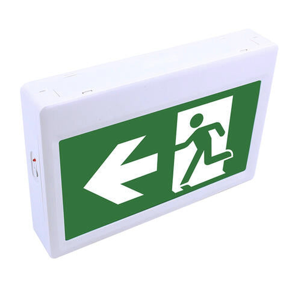 Emergency light running man ABS white 120-347V 120 mins NiCad 1.5W