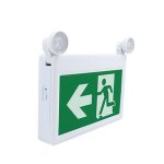 Emergency light running man ABS white 120-347V 120 mins NiCad 1.5W + 2x1.0W
