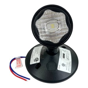 EMERGENCY REMOTE HEAD 1 | SINGLE | 2W | 6-24VDC | BLACK | V1