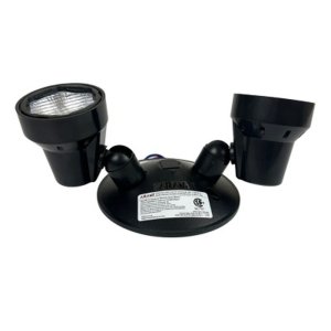 Emergency Remote Head 1 - Double - 4W - 6-24VDC - Black - V1